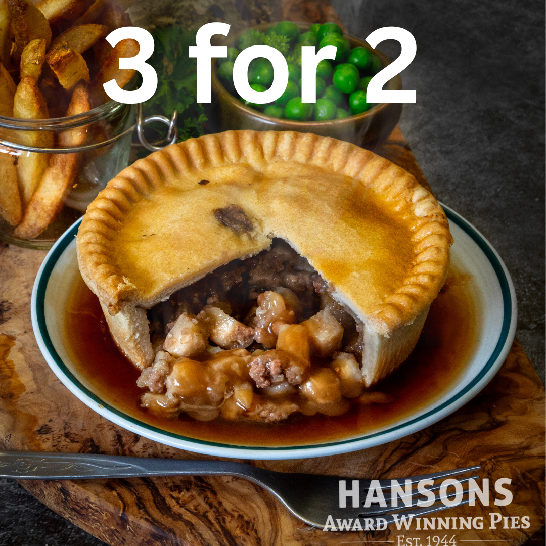 3 for 2 Offer -  Meat and Potato Pie